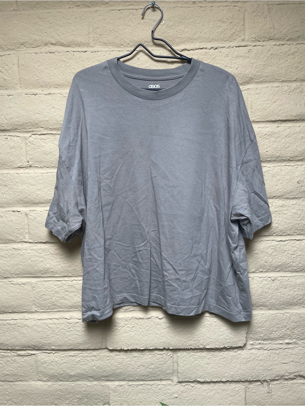 ASOS Light Gray Short Sleeve Crew T-Shirt
